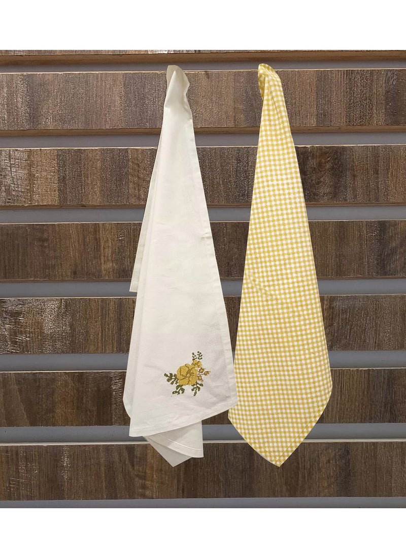 Generic - Tribulus 2 Piece Kitchen Towel Set 50x70 cm - Image 1