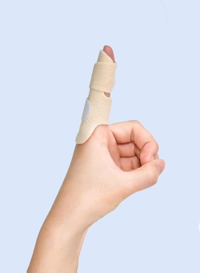 سيستار مثبت الأصابع، جبيرة، دعامة، دعامة تثبيت الكسر، جبيرة، غلاف إصبع لحماية إصابة المفصل المنحني (مقاس للبالغين) - Image 2