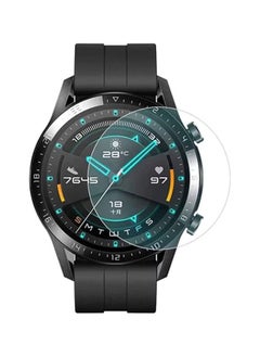 PROMASS Tempered Glass Screen Protector For Huawei Watch GT 2 46mm Black/Clear  - Image 1