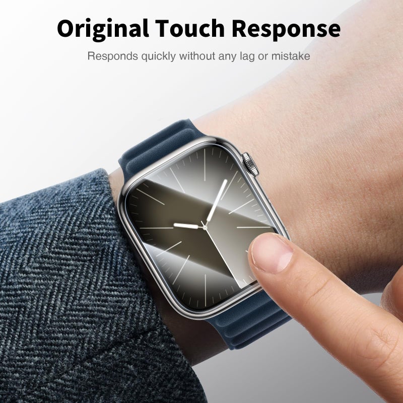 LK 6 Pack Apple Watch Series 9 Series 8 Series 7 41mm Screen Protector, [Self-Healing] TPU Film, Anti-Scratch, Ultra-Thin Screen Protector Designed for iWatch 9/8 / 7 41mm, Clear - Image 5