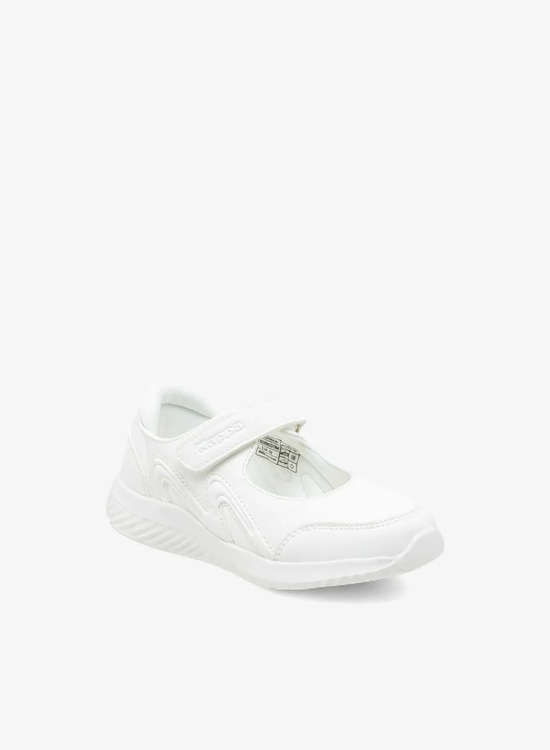 Kappa Girls' Panelled Mary Jane School Shoes with Hook and Loop Closure