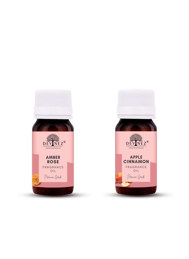 Devinez Amber Rose Apple Cinnimon Aroma Oil For Diffuser/Ultrasonic Aroma Diffuser/Tealight Diffuser/Reed Diffuser 30Ml Each - Image 1