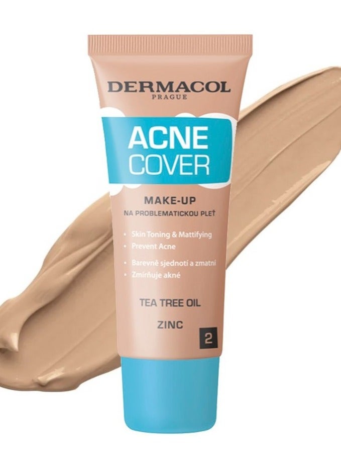 Dermacol Acne Cover Make-Up 30ml, 02 - Image 1