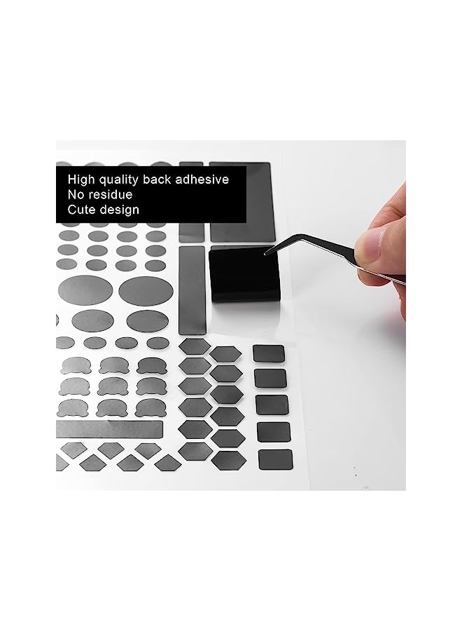 The Bros 4 Sheets LED Light Blocking Stickers, Dimming Sheets to Block 50%~80%&100% Light for Bedroom Fans, Air Conditioners, Routers & More, LED Blackout Filter Stickers  - Image 4