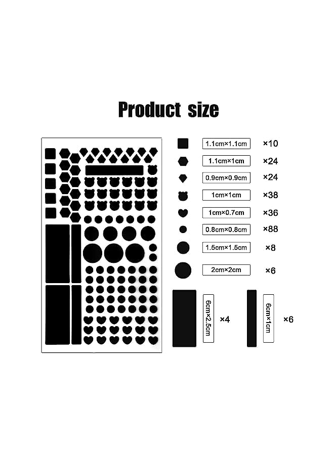 The Bros 4 Sheets LED Light Blocking Stickers, Dimming Sheets to Block 50%~80%&100% Light for Bedroom Fans, Air Conditioners, Routers & More, LED Blackout Filter Stickers  - Image 2