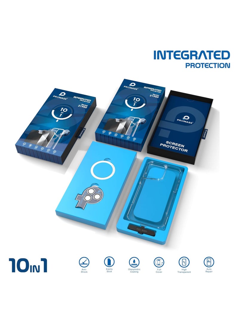 PROMASS 10-in-1 Ultimate Phone Protection Kit for iPhone 14 Pro Max(Model 21950) - Full Coverage, HD Ceramic - Image 2