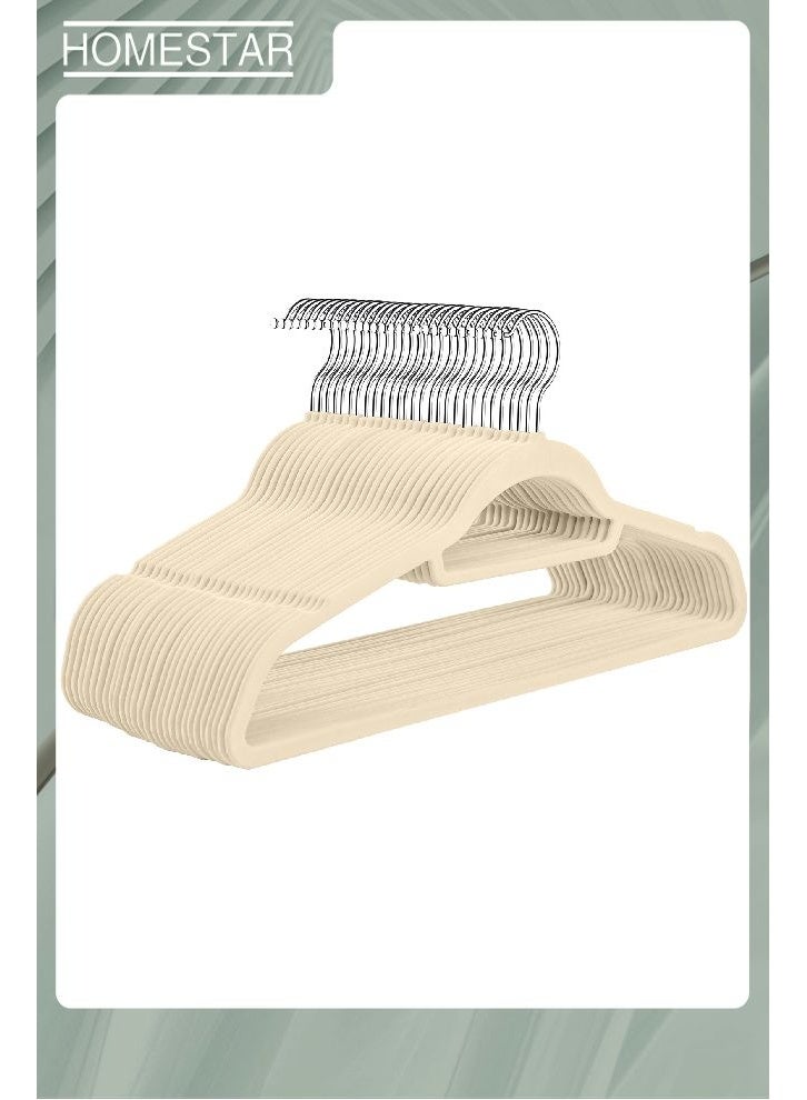 HOMESTAR 30 Pack Velvet Suit Hangers Ultra Thin Space Saving 360 Degree Swivel Hook Strong and Durable Clothes Hangers Hold Up to 10 Lbs, for Coats, Jackets, Pants, Dress Clothes One Size - Image 1