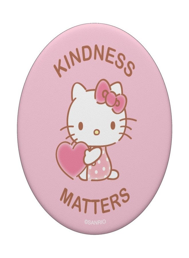 Hello Kitty Pink Heart Cute Kindness Matters PopSockets Adhesive PopGrip - Image 3