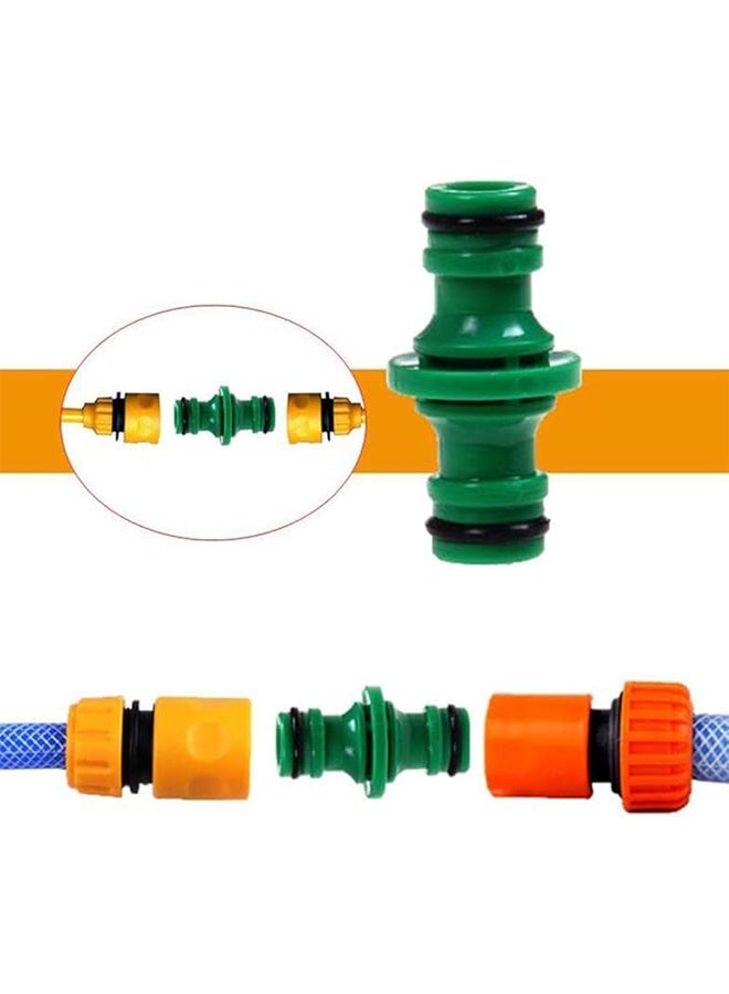 5pcs Double Male Hose connectors, Leak-Proof Hose Pipe Connectors, Durability Double Male Hose End Tap Connectors for Garden Irrigation & Lawn Garden Hose Tap - Image 4