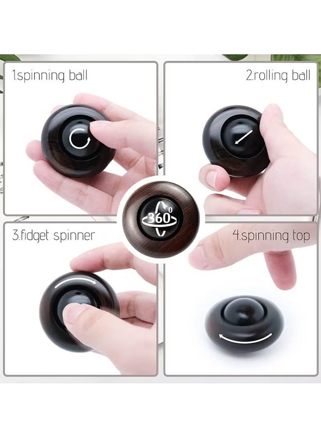 GIFT Fidget Toys for Adults, Wooden Stress Relief Toy, Portable Figette Toys Adults Fidgets for Anxiety and Stress Balls, Quiet Fidget Cube Desk Toys for Office - Image 4