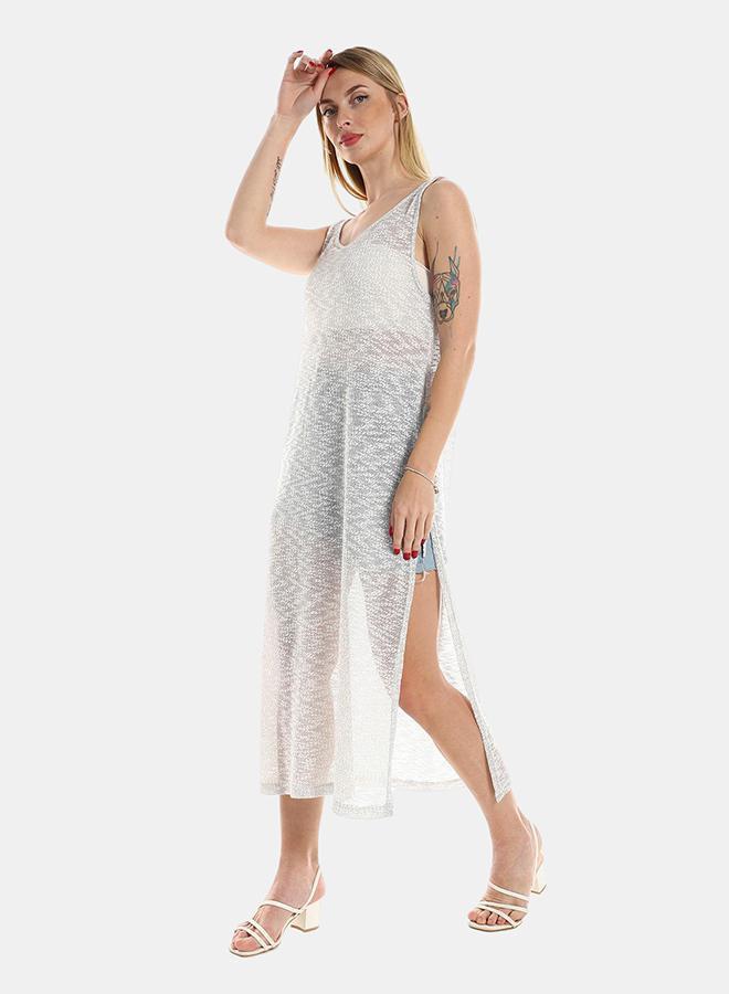kady Jamila Women Knitted Cap Sleeves Long Casual Dress ,shane-XXL - Image 2