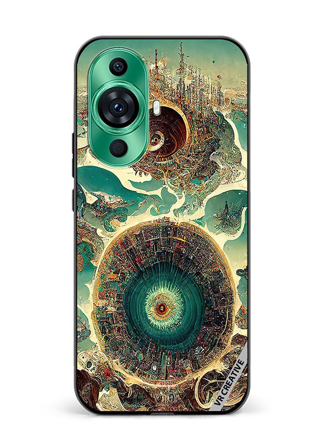VR CREATIVE Protective Case Cover For Huawei nova 11 Ultra Surreal City Design Multicolour - Image 1