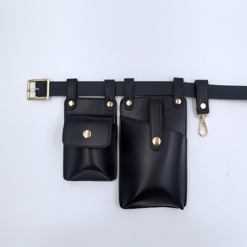 New Women'S Waist Bag Small Bag Fashion Pu Mini Mobile Phone Bag Casual Crossbody Personalized Shoulder Bag - Image 2