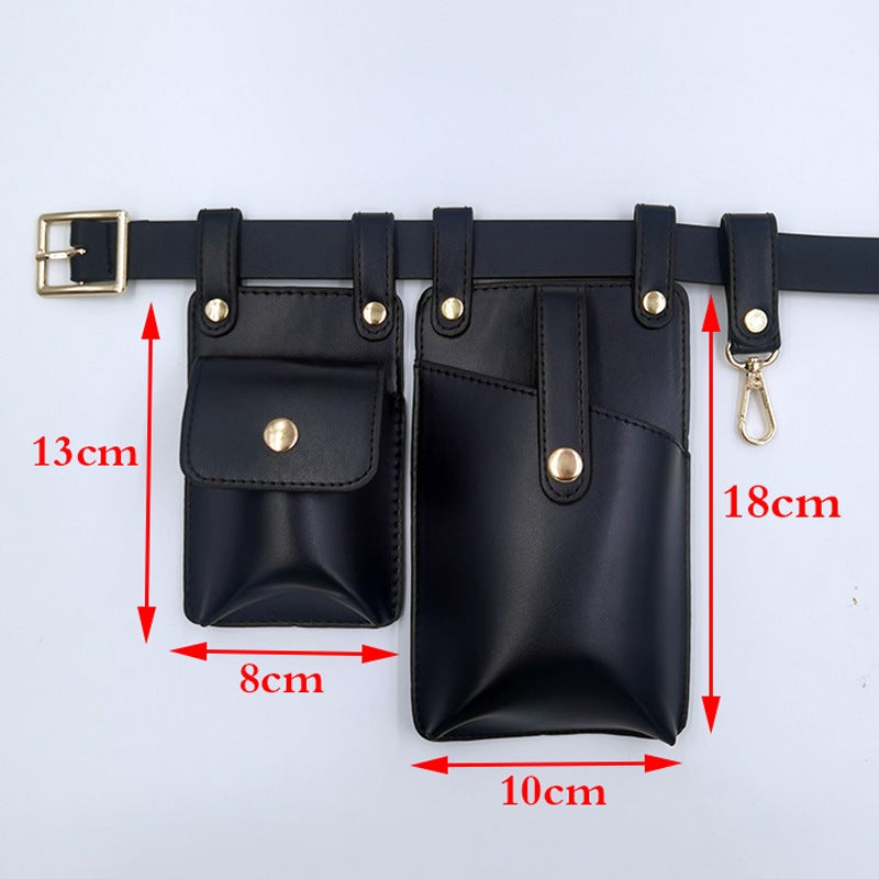 New Women'S Waist Bag Small Bag Fashion Pu Mini Mobile Phone Bag Casual Crossbody Personalized Shoulder Bag - Image 4