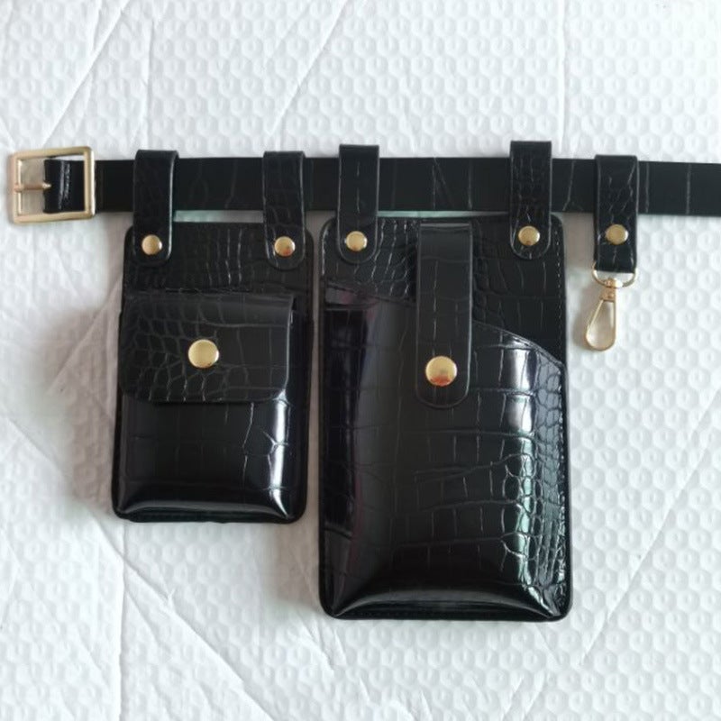 New Women'S Waist Bag Small Bag Fashion Pu Mini Mobile Phone Bag Casual Crossbody Personalized Shoulder Bag - Image 3