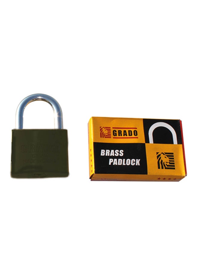 Grado Solid Padlock With 4 Computer Key Multicolour