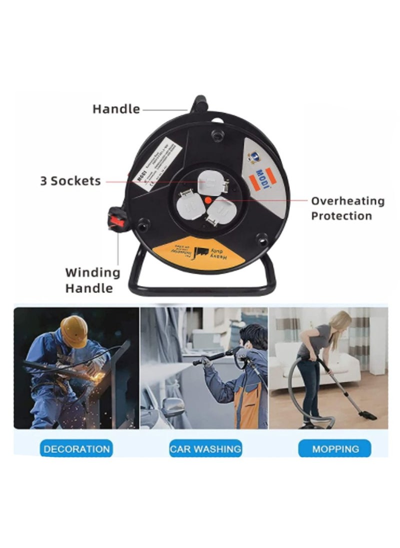 MODI MODI Heavy Duty Cable Reel 3 * 1.5 ,  50 Mtr Extension 3 * 1.5  - Image 2