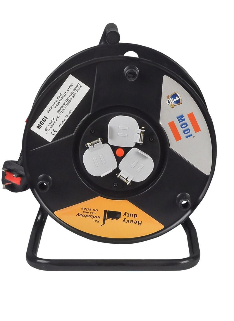MODI MODI Heavy Duty Cable Reel 3 * 1.5 ,  50 Mtr Extension 3 * 1.5  - Image 1