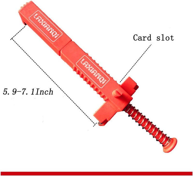 Tom tool LXQ 5.9-7.1 Inch Extended Upgrade Brick Line Clips Line Runners Sold in Pairs,Orange - Image 2