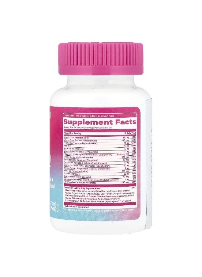 Pink Stork Pink Stork, Fertility Support, 60 Capsules  - Image 2