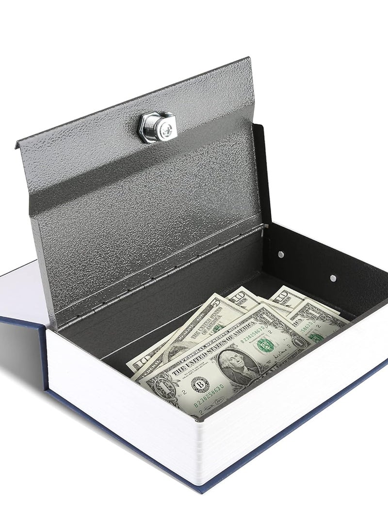 RENOVO Book Safe with Key 18 X 11.5 X 5.5 CM Portable Hidden Mini Safe Great for Traveling Storing Money Jewelry and Passports  - Image 5