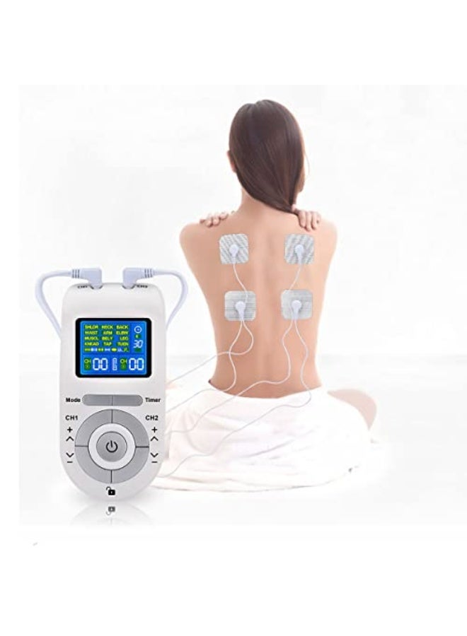 GoodTool Digital Electric Cervical Spine Massager, Meridian Whole Body Pulse Massager, 12 Modes with 4 Electrode Pads for Pain Relief and Fatigue, Muscle Stimulation - Image 2