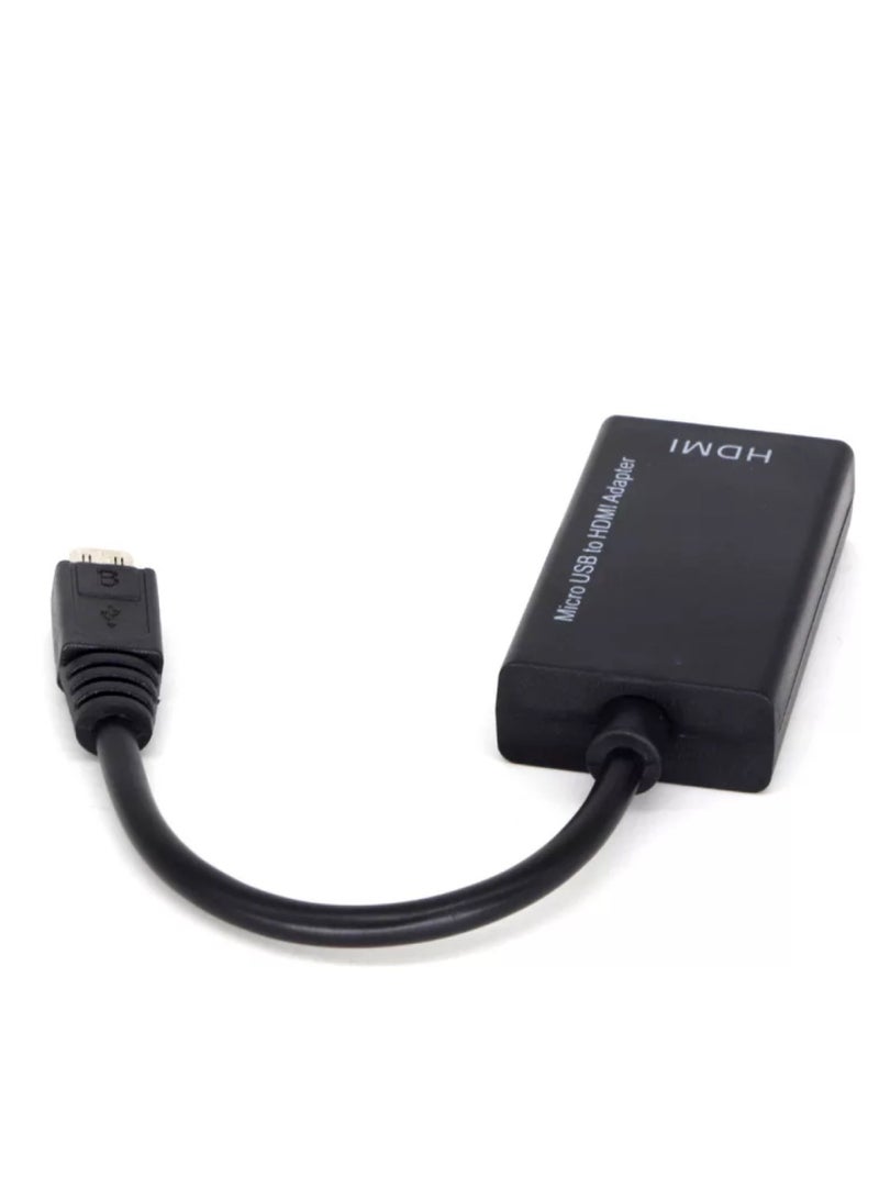 Mini USB MHL To HDMI 1080P TV Adapter Cable For Samsung Black - Image 2
