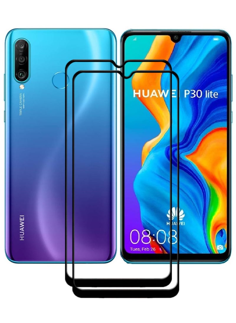 ACLIX 2 Pieces Antistatic ESD Dustproof Premium Quality High Definition Tempered Glass Screen Protector Designed For Huawei P30 lite - Image 1