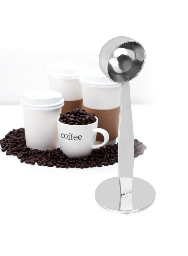 2 in 1 Stainless Steel Coffee Spoon for Pressing and Dosing Coffee Bean Powder Spoon  - Image 2