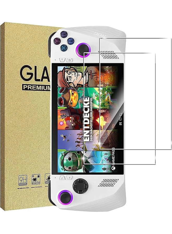 erorex 2 Pack Updated Version Screen Protector Tempered Glass For Asus Rog Ally Gaming Handheld 7 Inch 2023 Transparent Hd Clear Anti Scratch Screen Protector For Asus Rog Ally Gaming Handheld 7 Inch - Image 1