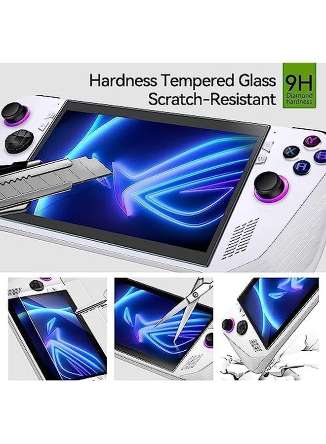 erorex 2 Pack Updated Version Screen Protector Tempered Glass For Asus Rog Ally Gaming Handheld 7 Inch 2023 Transparent Hd Clear Anti Scratch Screen Protector For Asus Rog Ally Gaming Handheld 7 Inch - Image 5