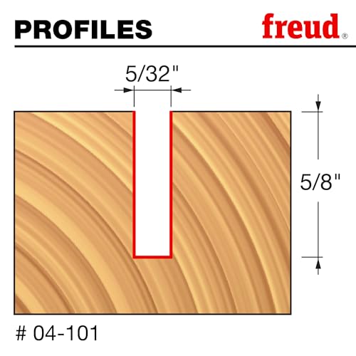 Freud 04-101: 5/32" (Dia.) Double Flute Straight Bit with 1/4" Shank - Image 2