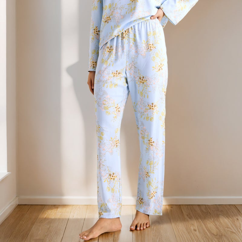 سبلاش فيڤ طقم بيجامة بطبعة زهور - Image 4