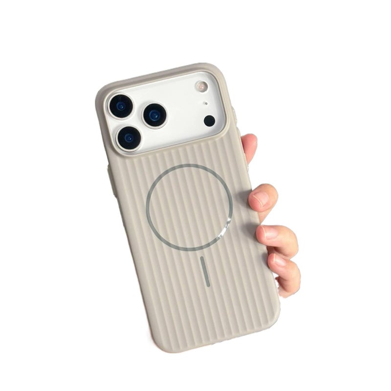 PC MagSafe Case for iPhone 17 / 17 Air / 17 Pro / 17 Pro Max with Drop Protection and Strong Magnetic plus Shockproof plus Full Coverage plus Scratch Resistant in Titanium Grey - ModaStar - Image 1