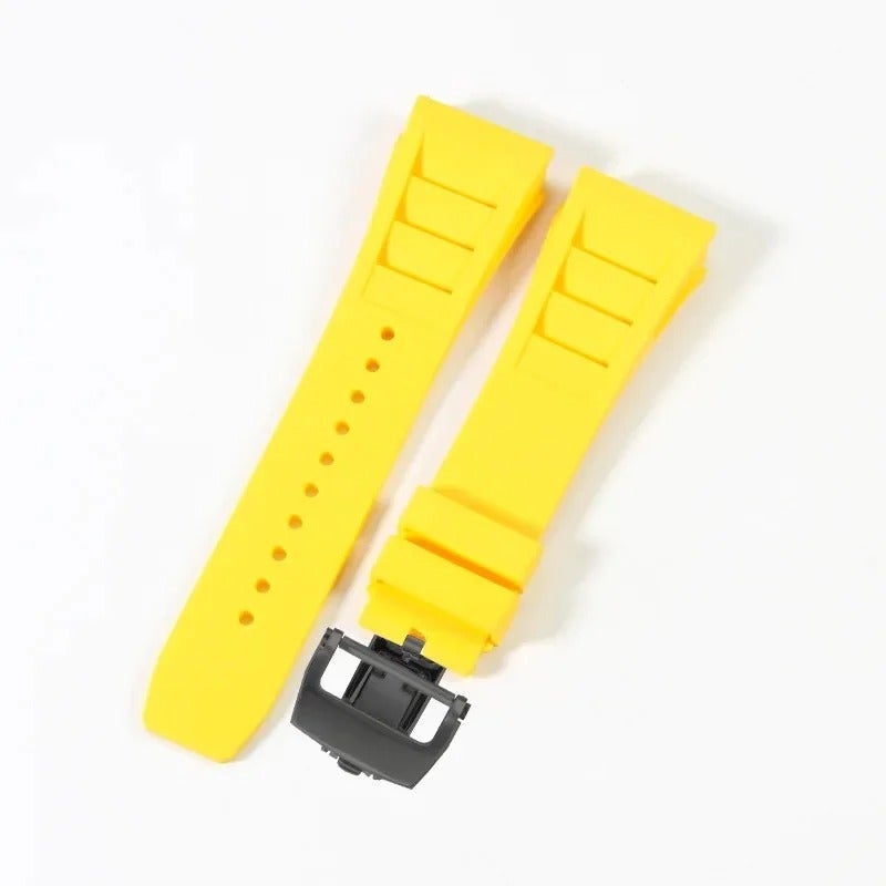 25mm Silicone Watch Strap Quick Release, Color Stitching Sports Wrist Band Rubber Replacement Watch Strap - Image 2