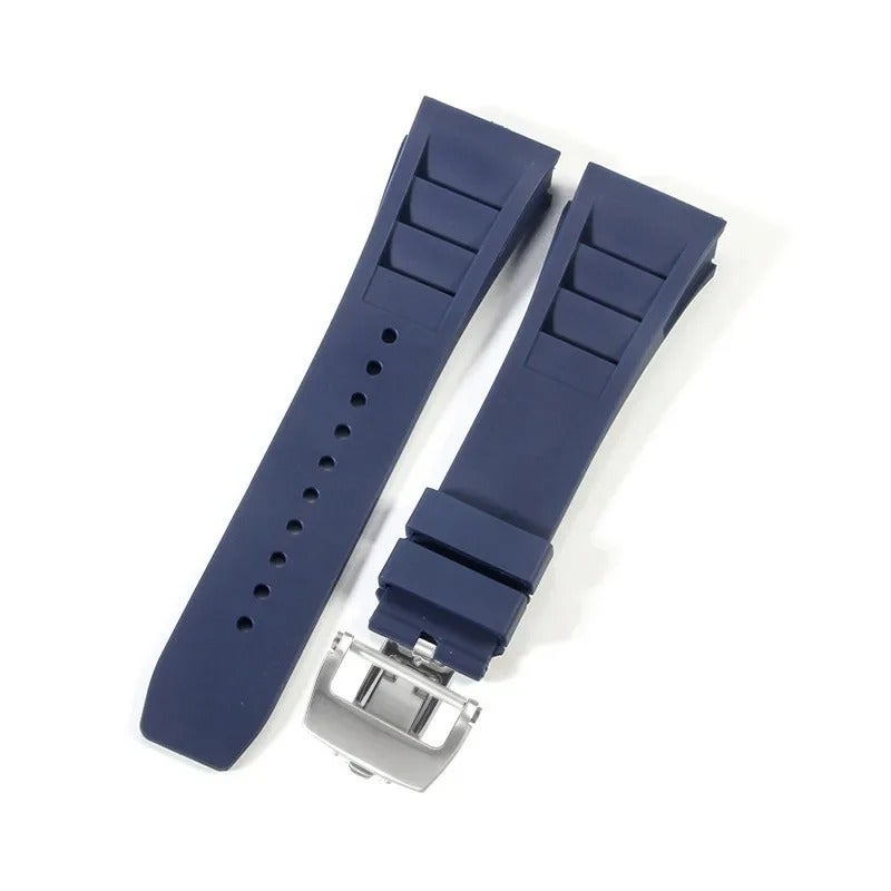 25mm Silicone Watch Strap Quick Release, Color Stitching Sports Wrist Band Rubber Replacement Watch Strap - Image 3