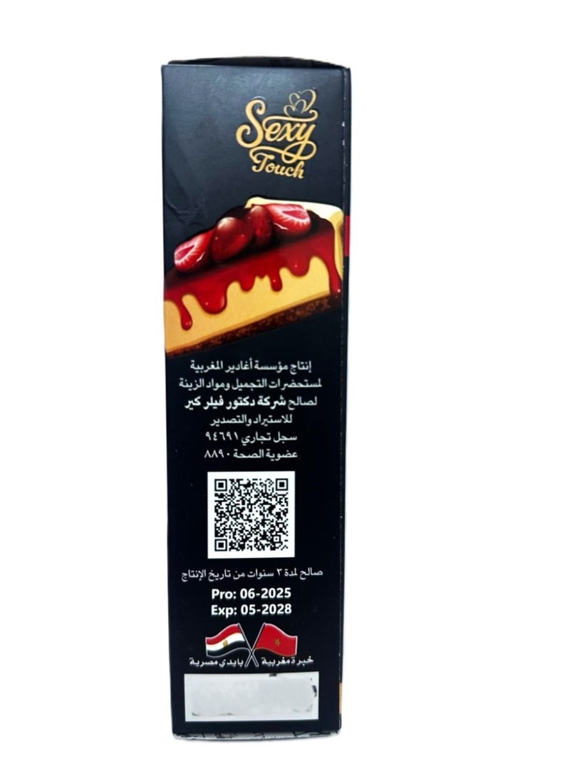 دكتور فلير كير زيت التدليك الطبيعي سيكسي تاتش بنكهة كعكة الجبن، يساعد على استرخاء الجسم والعضلات والإثارة ولمعان الجسم 130 مل - Image 2