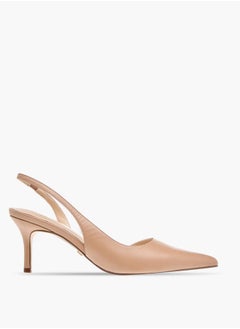 Celeste Womens Solid Slingback Shoes With Stiletto Heels  - Image 3
