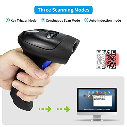 NetumScan Handheld USB QR Barcode Scanner Reader for Computers, NetumScan Handheld Wired Automatic 1D 2D Image Bar Code Scanners for Mobile Payment, Store, Supermarket, Warehouse - Image 2