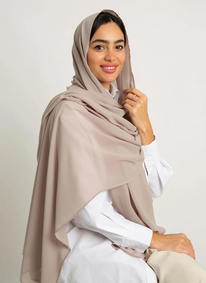 Kaafmeem Vanilla Beige Laser Tarha