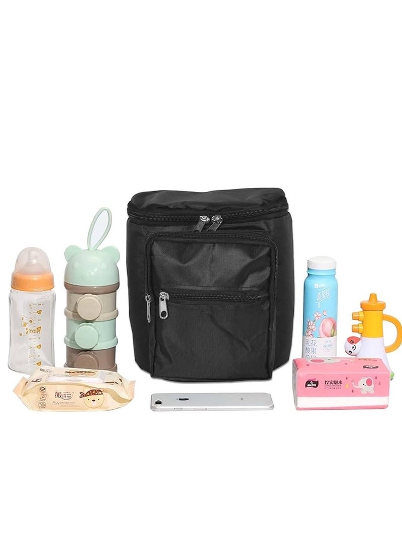 Huitich Large Capacity Baby Stroller Bag – Black - Image 4