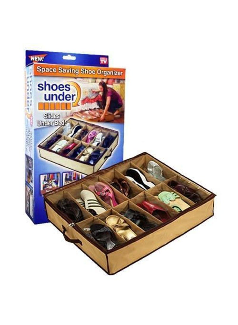 AS SEEN ON TV منظم الأحذية - بني  - Image 1