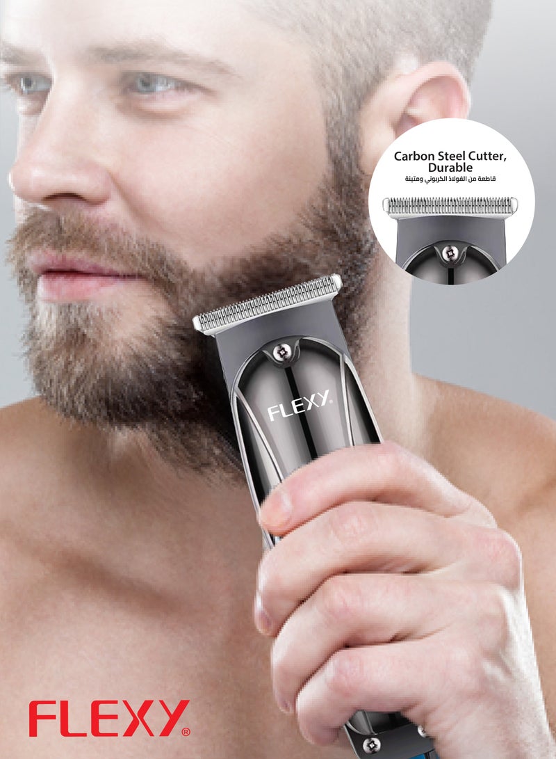 فليكسي القابلة لإعادة الشحن الاستمالة مجموعة: 2 ساعة تهمة / استخدام ، شفرات سبائك الصلب ، مؤشر لد الذكية ، أوسب-سي ، بطارية 600 مللي أمبير ، 3 أدلة الانتهازي ، 2 سنة الضمان. - Image 3