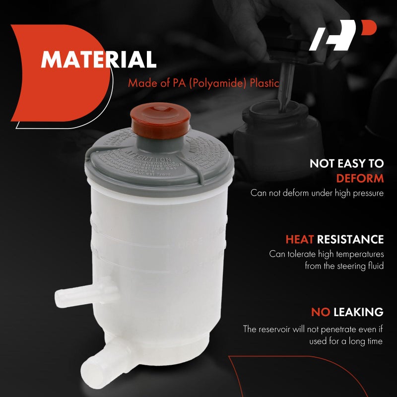 A-Premium A-Premium Power Steering Reservoir Tank with Cap Compatible with Honda Odyssey 2005-2010 V6 3.5L  - Image 2