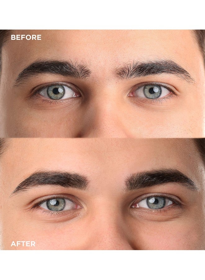 GENTLEHOMME Mens Eyebrow Pencil Dark Brown, Easily Shape Define Fill Eyebrows And Beard, 2 In 1 Brush And Ultrathin Pencil, Waterproof Smudge Proof Sweatproof, Durable And Long Lasting (Dark Brown) - Image 5