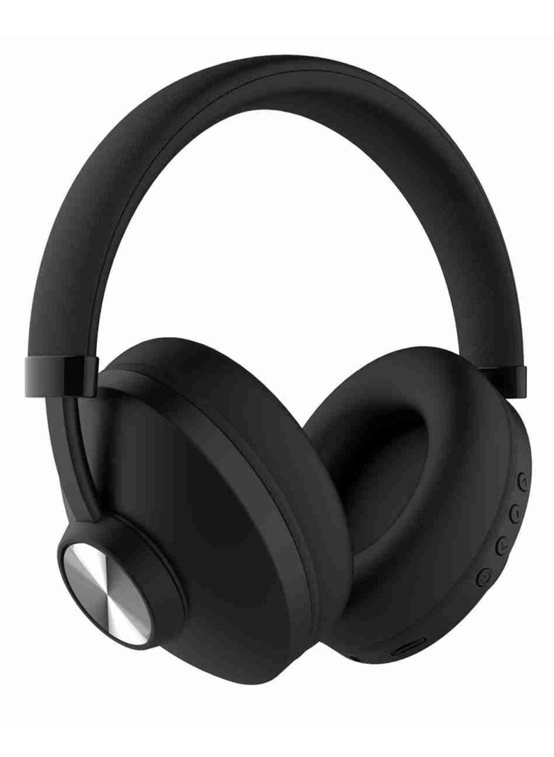 SODO 1007 Bluetooth Over-Ear Headphones With Mic Black