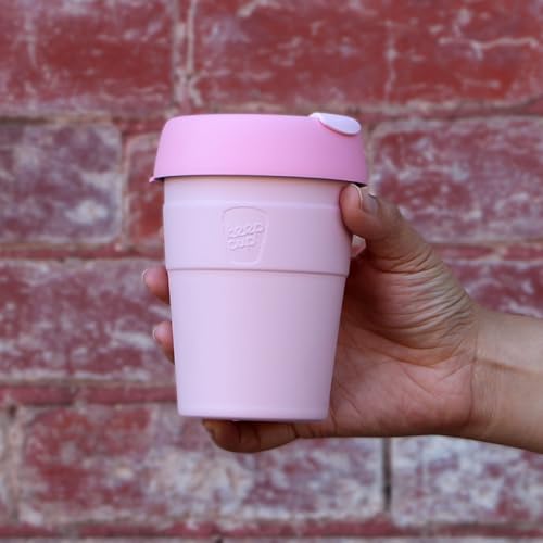 KeepCup Thermal - Vacuum Insulated Stainless Steel, Reusable Coffee Cup with Splashproof Sipper Lid, Medium 12oz/340ml - Rose Pink - Image 5