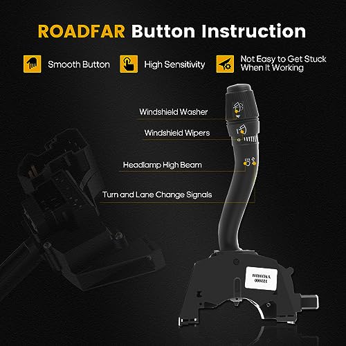 ROADFAR Turn Signal Switch, Multi-Function Combination Switch YL3Z-13K359-ABA Fits for 2001 for Ford for F-350 Super Duty 2001 for Ford for F-450 Super Duty 2001 - Image 3