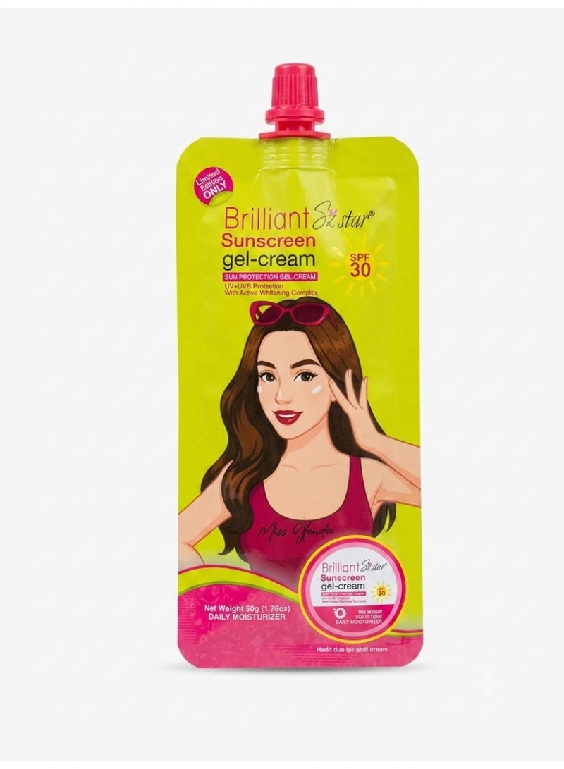 بريليانت كريم واقي شمسي غروي SPF30 50 جرام - Image 1
