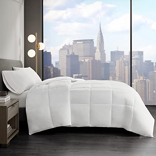Sleep Philosophy Thinsulate Fibers 3M Scotchgard Moisture Wicking Down Alternative Comforter with 300TC Cotton Sateen Cover, Twin, Year Round Warm - Image 3